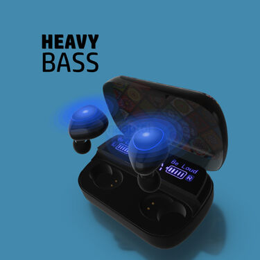 Wireless Bluetooth Earbuds With Designer Skin (TWS76)
