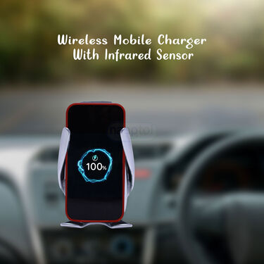 Wireless Car Charger With Infrared Sensor Smart Phone Holder Charger (WPHC)