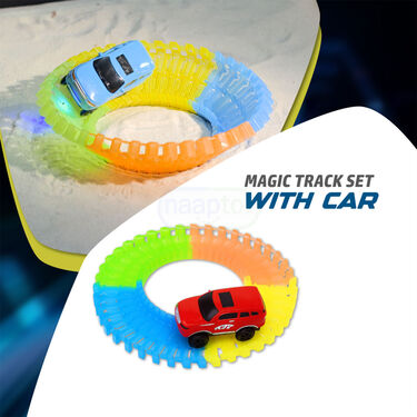 Magic Track Set With Car (NGRC)
