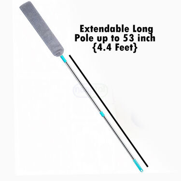 Flexible Microfiber Gap DusterLong Handle Mop