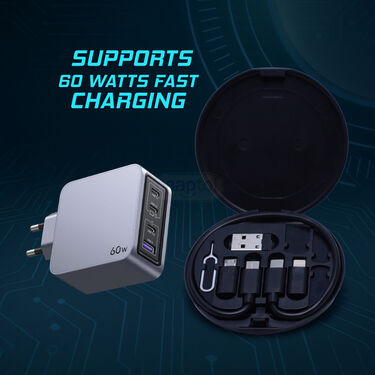 Pocket Powerbank With All In 1 Fast Charging Cable kit (PB31)