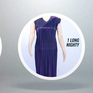4 PC Daily Wear Conformable Nighty Set - Pick Any 1 (4NS)