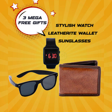 Pack of Designer Collar  T-Shirts With Watch+Wallet And Sunglass Free (5PTW8)