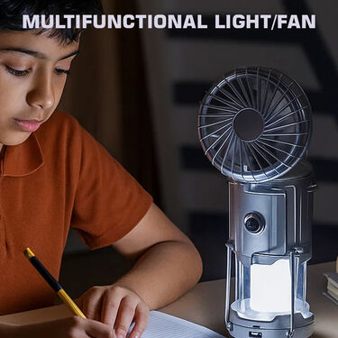 Solar Emergency Light With Fan (LL7)
