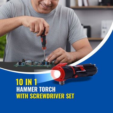 10 In 1 Hammer Torch With Screwdriver (HT61)
