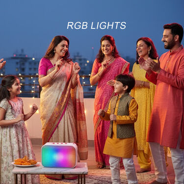 Wireless Bluetooth Speaker With RGB Led Light (BLS12)