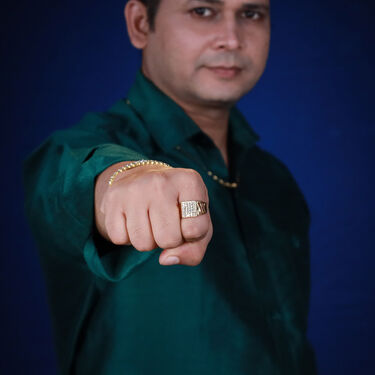 Mens Golden Watch + 2 Chain + Austrian Diamond Bracelet + Ring (MGW2CBR18)