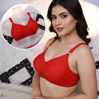 Pack of 3 Full Coverage Seamless Comfortable Daily Wear Bras (3FCB3)