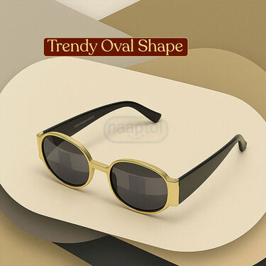 Golden Frame Sunglasses B1G1 Free (2SG3)