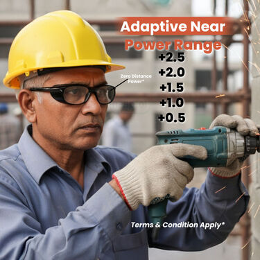 Wrap Around Bifocal Adaptive Power Safety Glasses Buy 1 Get 1 Free (2WBG)