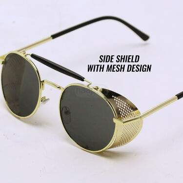 Golden Round Sunglasses For Men (SG2)