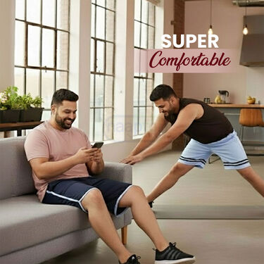 Pack of 4 Comfortable Plus Size Shorts (4MPS1)