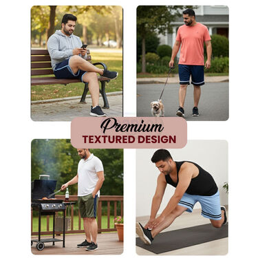 Pack of 4 Comfortable Plus Size Shorts (4MPS1)