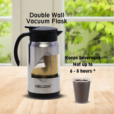Steel Insulated Hot Flask (600ml) + Insulated Casserole (1000ml) (1C1F1)