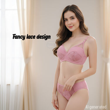 Pack of 3 Everyday Lace Bra And Panty Set (3BP)