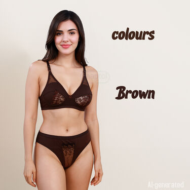 Pack of 3 Everyday Lace Bra And Panty Set (3BP)