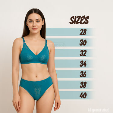 Pack of 3 Everyday Lace Bra And Panty Set (3BP)