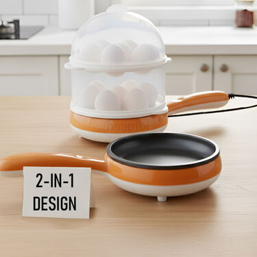 Double Layer Egg Boiler NonStick Frying Pan (EFM16)