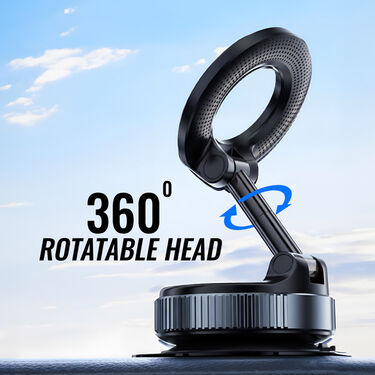 Car Extendible Magnetic Mobile Holder With Suction Base (MMH4)