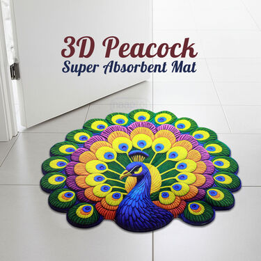 3D Peacock Super Absorbent Mat (3DM4)