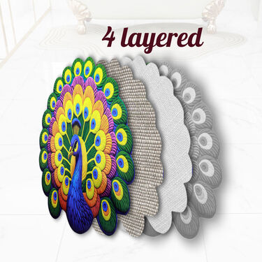 3D Peacock Super Absorbent Mat (3DM4)