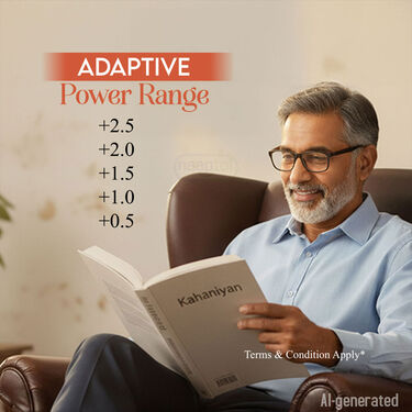Full Frame Foldable Adaptive Power Reading Glasses Buy 1 Get 2 Free (3FORG11)
