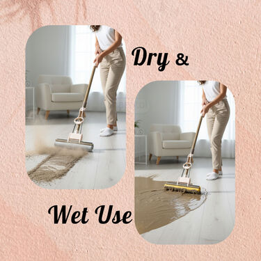 Super Absorbent Easy Squeeze Mop + Free Mop Holder (SSMH)