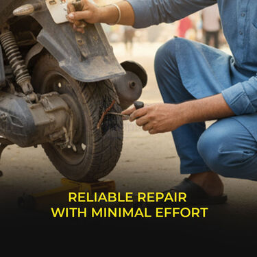 Quick & Effortless Car Jack Lifting Tool With Free Puncture Kit