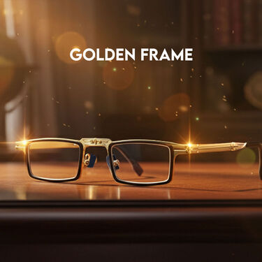 Foldable Metal Frame Adaptive Power Reading Glasses Buy 1 Get 1 Free (2FORGM)