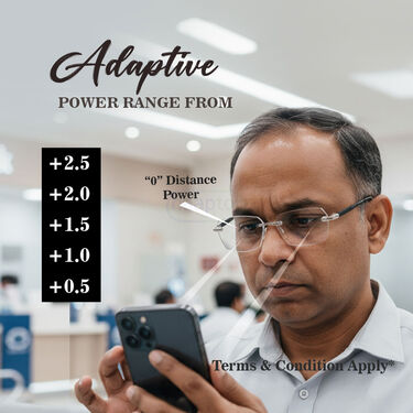 Rimless Bifocal Adaptive Power Reading Glasses Buy 1 Get 2 Free (3BORG11)