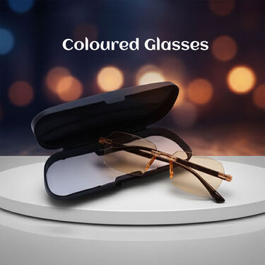Rimless Bifocal Coloured Adaptive Power Reading Glasses Buy1 Get 2 Free (3BCORG11)
