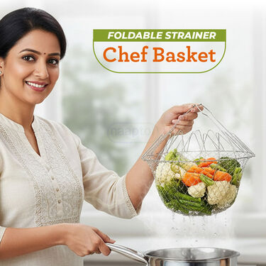 Foldable Strainer Chef Basket (1CB1)