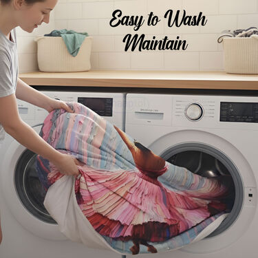 Dancing Dream Double Bed sheet with 2 Pillow Covers (DBS31)