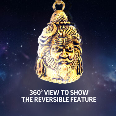 Reversible Shiv-Hanuman Pendant Set (RSHPN11)