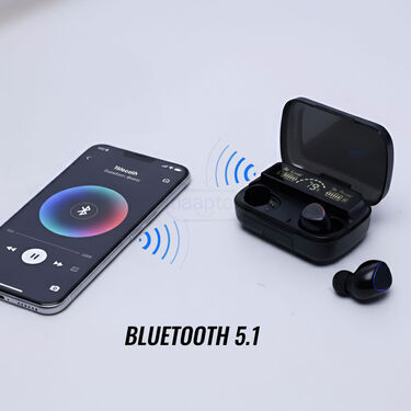 Wireless Bluetooth Earpods With Inbuilt Power Bank (TWS87)