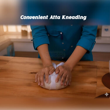 Chapati & Puri Maker + Silicone Atta Kneading Bag (CP11)