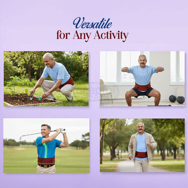 Adjustable Back Support Belt For Pain Relief (ABS6)