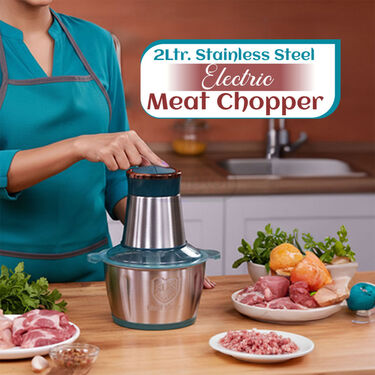 2L Stainless Steel Electric Meat Chopper (EC9)
