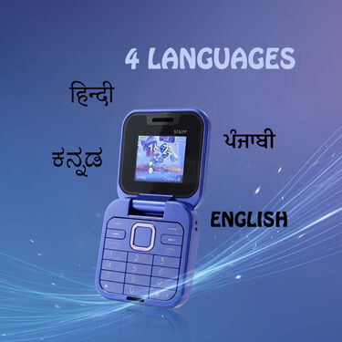 2 Sim Flip Phone With Camera & 4 Languages (PMH1 P)