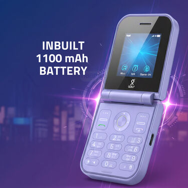 Dual Sim Stylish Fold Mobile With 4 Languages (PMH10  P)