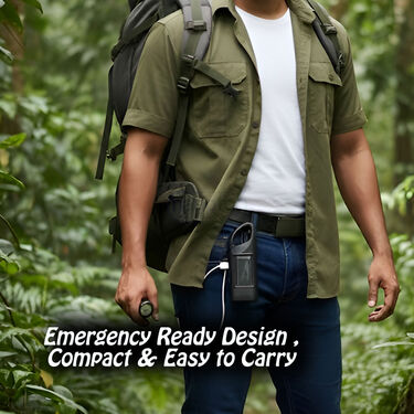 3 in 1 Solar Hand Crank Emergency Powerbank With Torch (LL15)