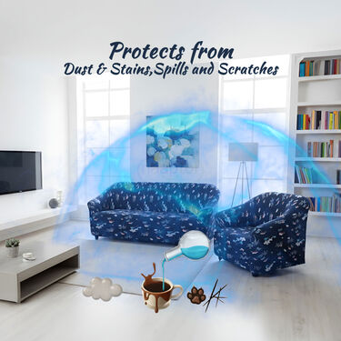 5 Seater Stretchable Elastic Sofa Cover (5SC8)