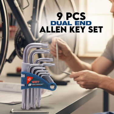 9 Pcs L Type Dual-End Allen Key Set (6KS)