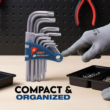 9 Pcs L Type Dual-End Allen Key Set (6KS)