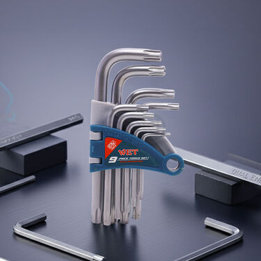 9 Pcs L Type Dual-End Allen Key Set (6KS)