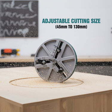 Adjustable Circular Punch Saw With 3 Tooth Blades For Carpenter Woodworker (HO4)