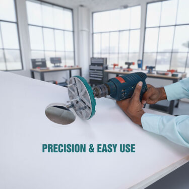 Adjustable Circular Punch Saw With 3 Tooth Blades For Carpenter Woodworker (HO4)