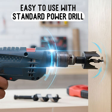 Door Lock Installation Kit For Carpenters (LI2)