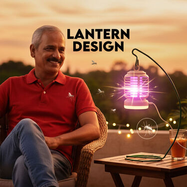 Electric Shock Mosquito Killer With Lantern (MK3)