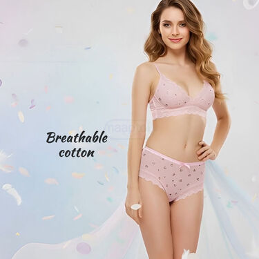 Pack of 6 Fancy Lace Design Panty Set (6WP2)